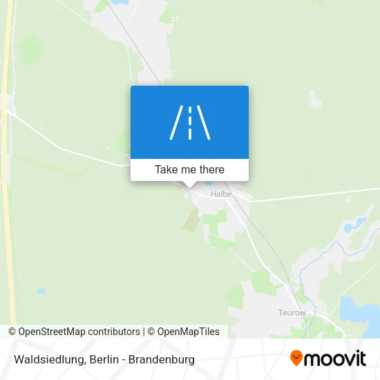 Карта Waldsiedlung