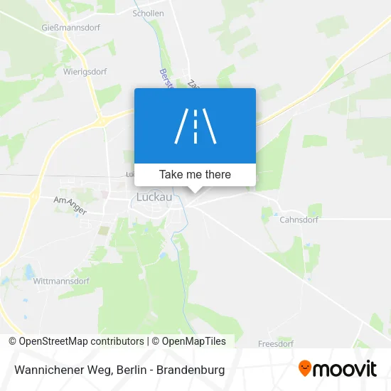 Карта Wannichener Weg