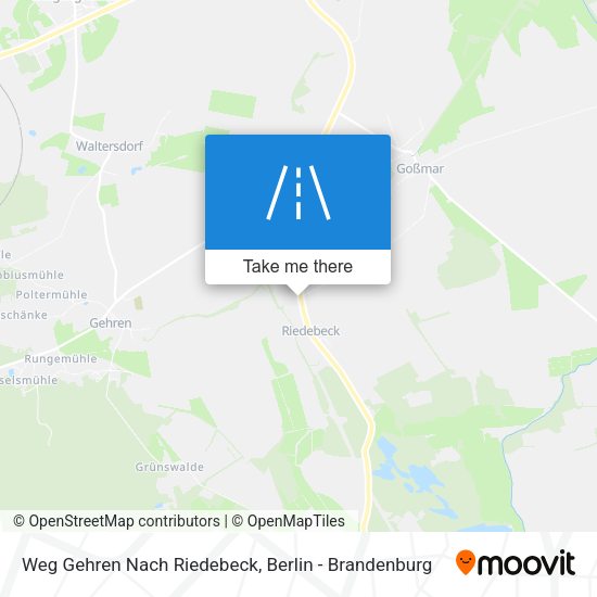 Weg Gehren Nach Riedebeck map