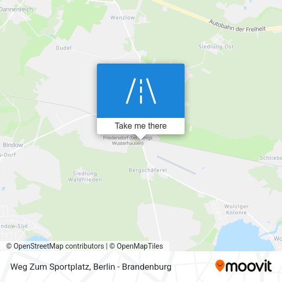 Weg Zum Sportplatz map