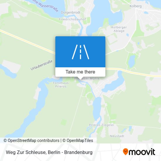 Weg Zur Schleuse map