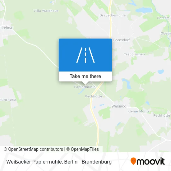 Карта Weißacker Papiermühle