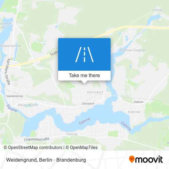 Карта Weidengrund