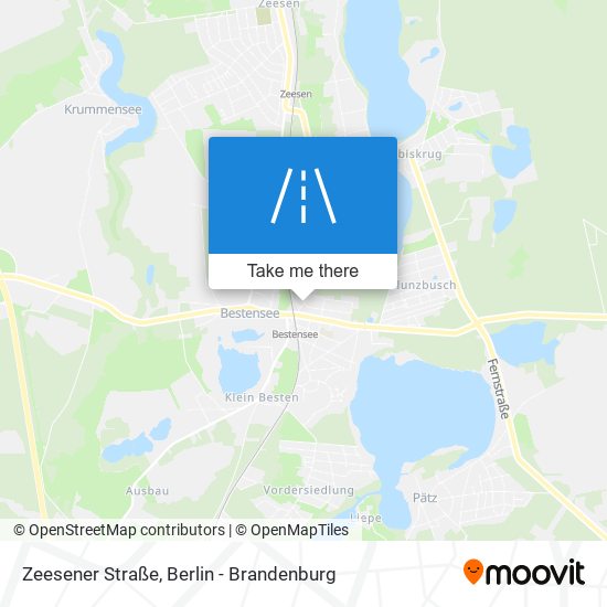 Zeesener Straße map