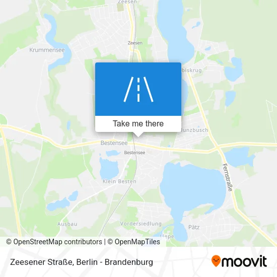 Карта Zeesener Straße