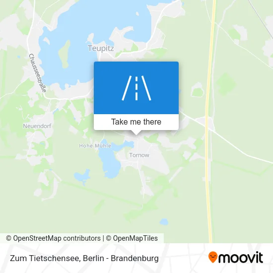 Карта Zum Tietschensee