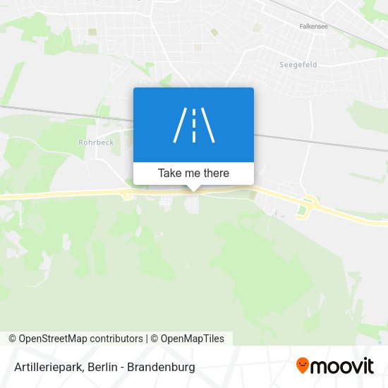 Artilleriepark map
