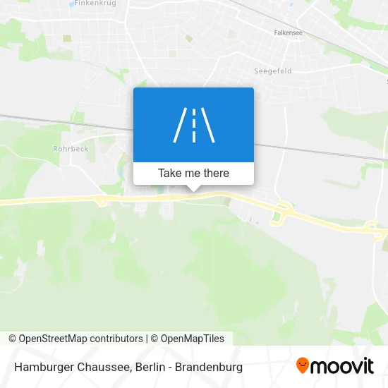 Карта Hamburger Chaussee