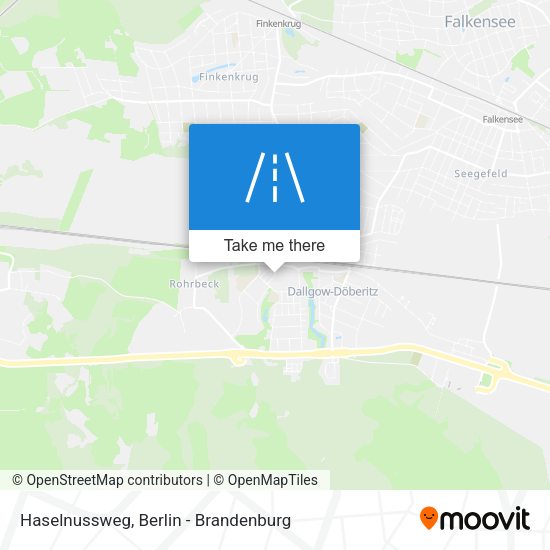 Haselnussweg map