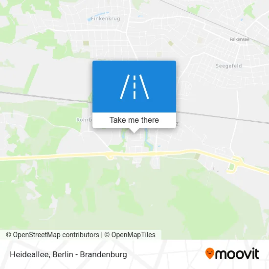 Карта Heideallee