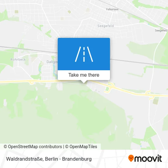 Карта Waldrandstraße