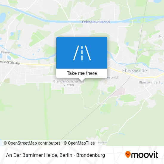 Карта An Der Barnimer Heide