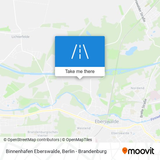 Binnenhafen Eberswalde map