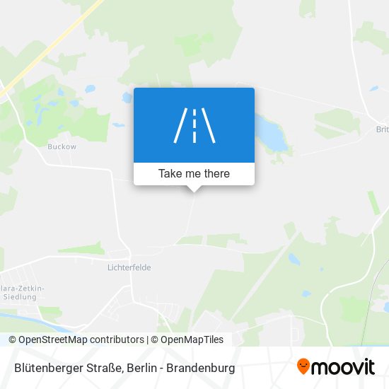 Blütenberger Straße map
