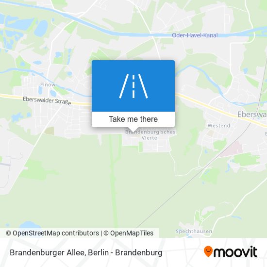 Brandenburger Allee map
