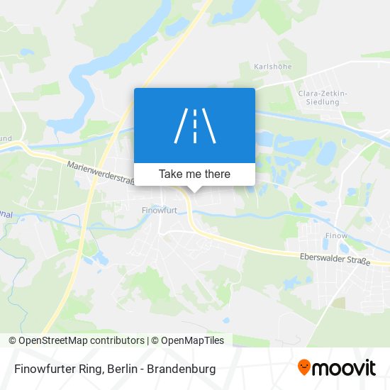 Finowfurter Ring map