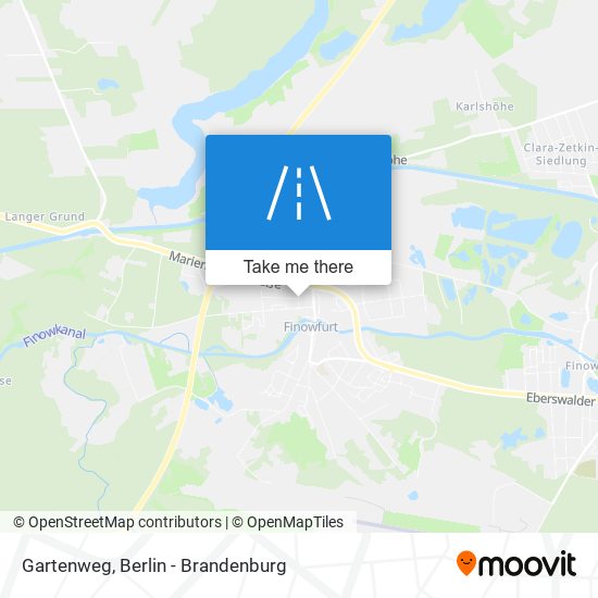 Карта Gartenweg