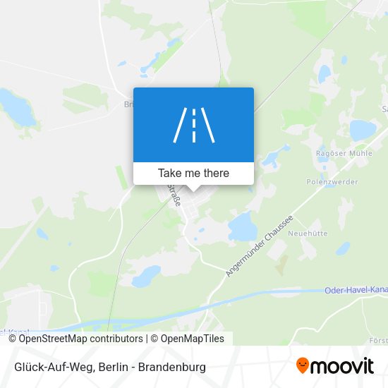 Glück-Auf-Weg map