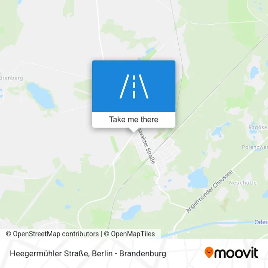 Карта Heegermühler Straße