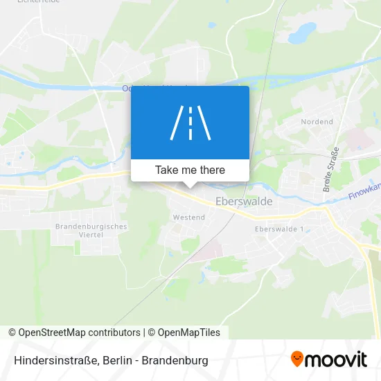 Карта Hindersinstraße