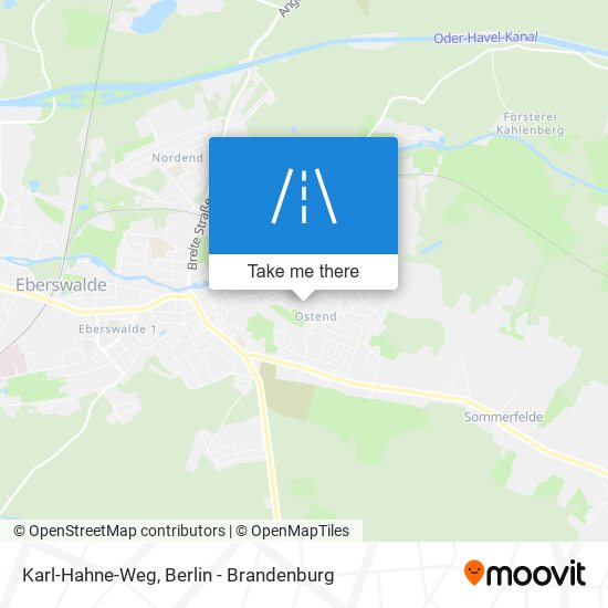 Karl-Hahne-Weg map