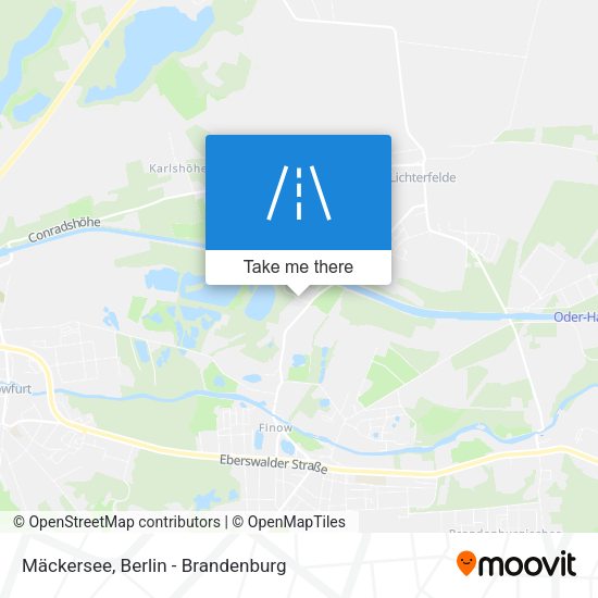 Mäckersee map