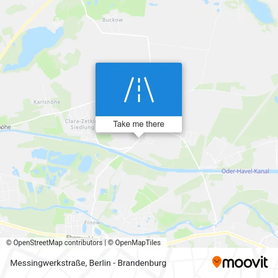 Карта Messingwerkstraße