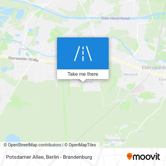 Карта Potsdamer Allee