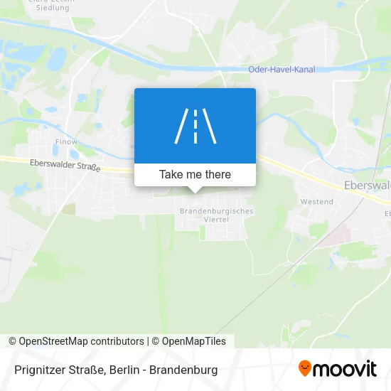 Карта Prignitzer Straße