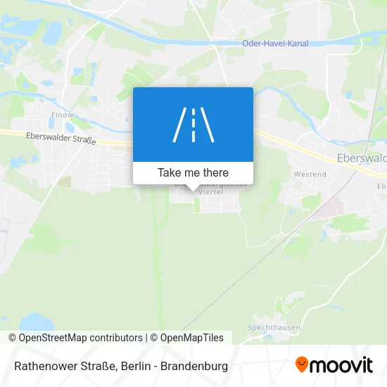 Карта Rathenower Straße