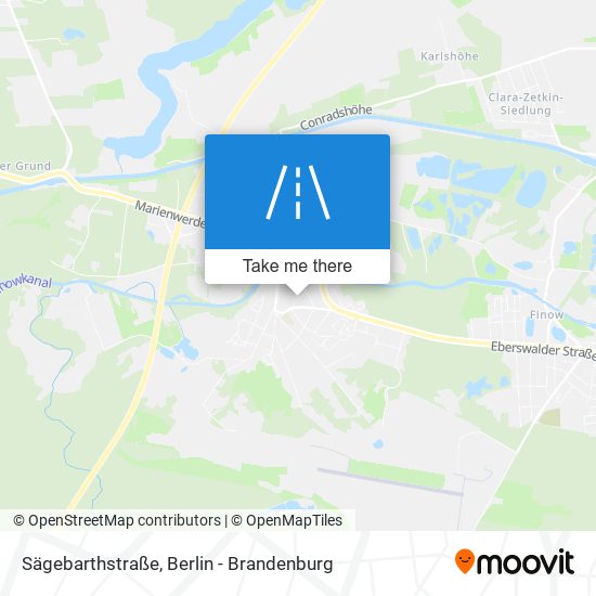Карта Sägebarthstraße