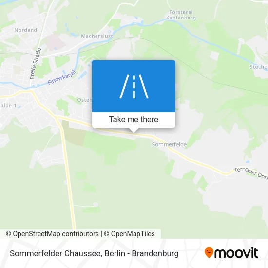 Карта Sommerfelder Chaussee