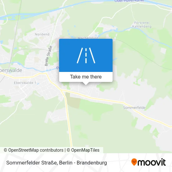 Карта Sommerfelder Straße