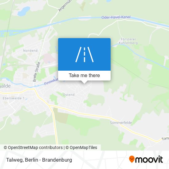 Talweg map