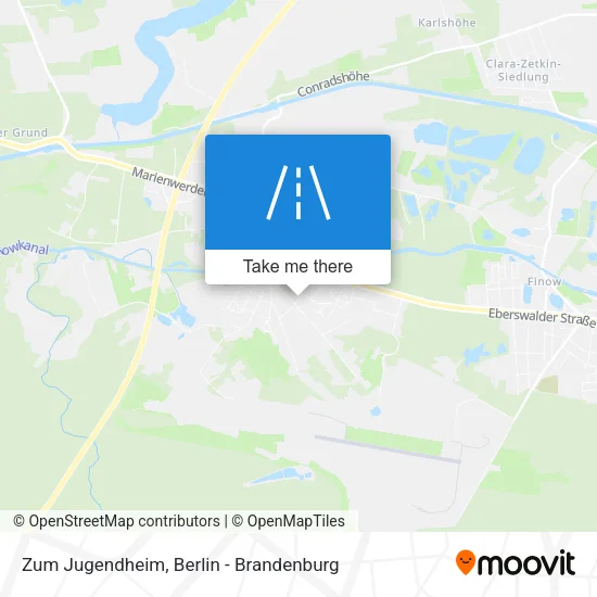 Карта Zum Jugendheim