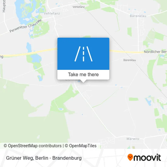 Карта Grüner Weg