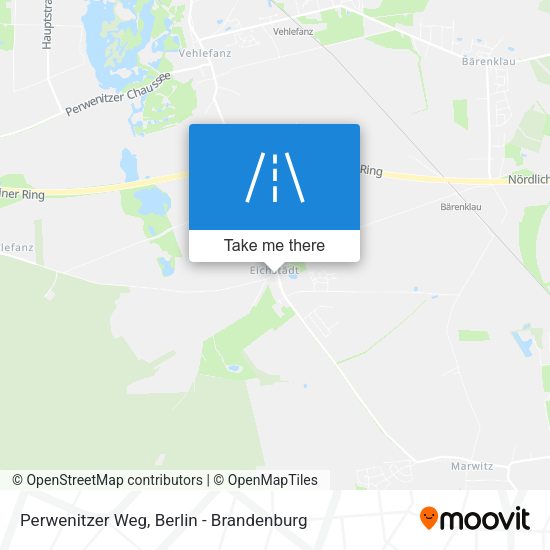 Perwenitzer Weg map