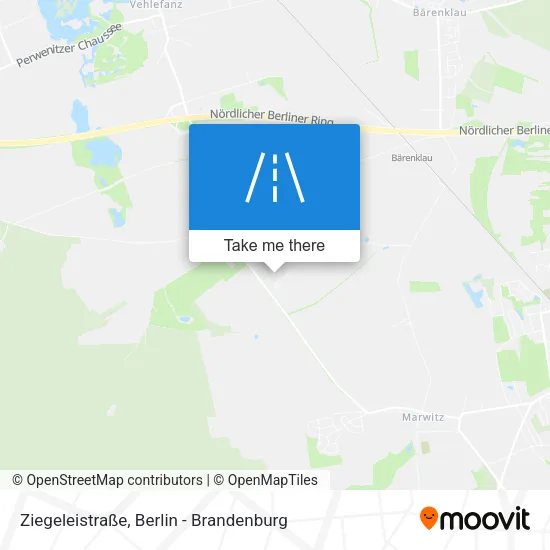 Карта Ziegeleistraße