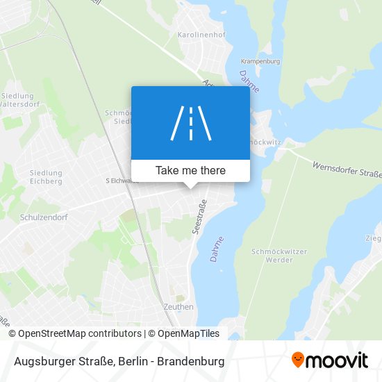 Карта Augsburger Straße