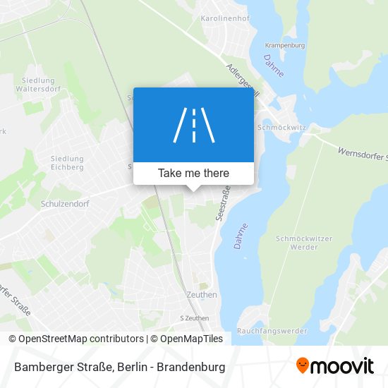 Карта Bamberger Straße