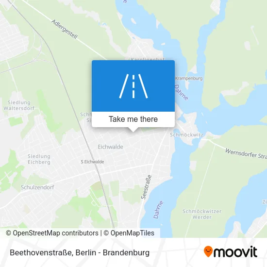 Карта Beethovenstraße