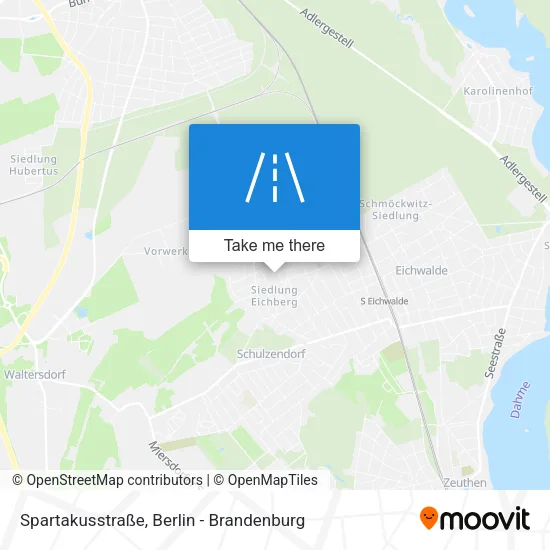Карта Spartakusstraße