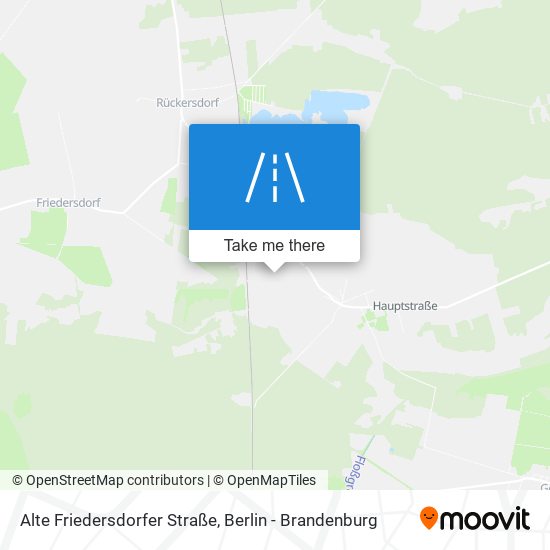 Alte Friedersdorfer Straße map