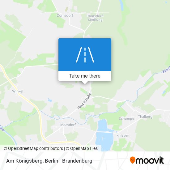 Am Königsberg map