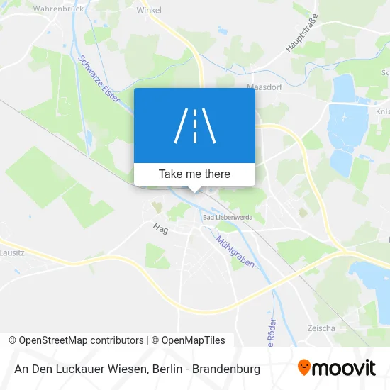 An Den Luckauer Wiesen map