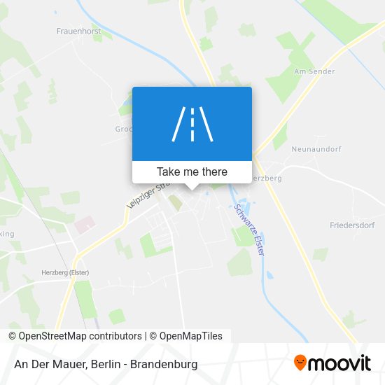 An Der Mauer map