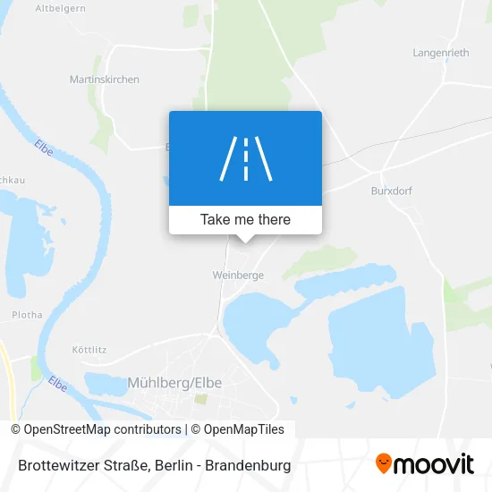 Карта Brottewitzer Straße