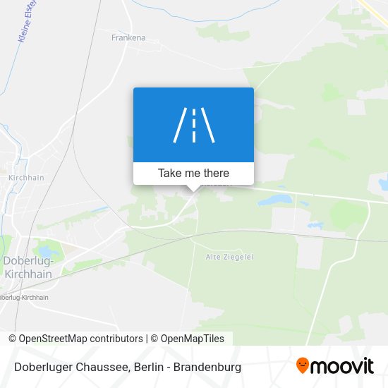 Doberluger Chaussee map