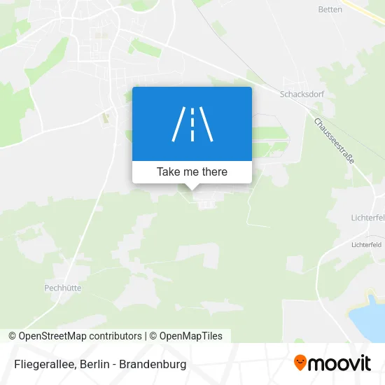 Карта Fliegerallee