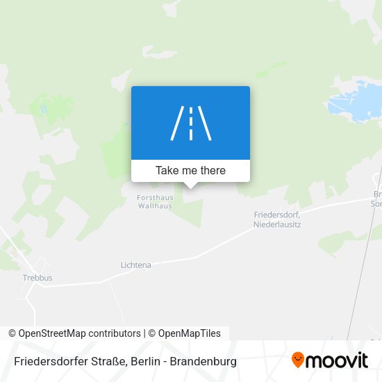 Friedersdorfer Straße map